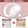 2pcs 14mm Soft Rim Flanges with 106 Degree Wider Opening