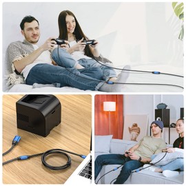 GGMTY USB 2.0 Type A Male to A Female Active Repeater Extension Cable 100ft, High Speed 480 Mbps