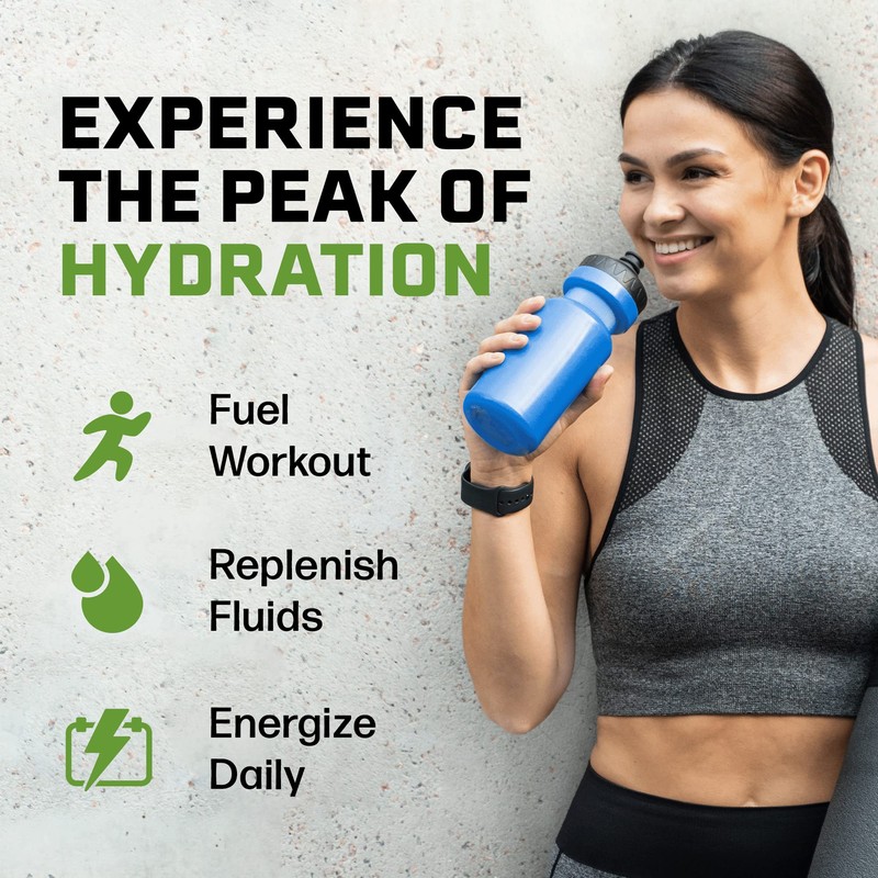 PeakH20 Electrolytes Powder Hydration Packets | Lemon Lime | 72