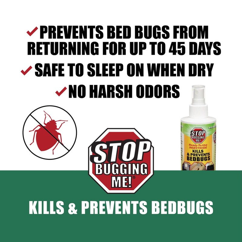 Stop Bugging Me! 3oz Bed Bug Killer and Repellent. Non-Aerosol