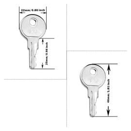 CH751 Keys,Pack of 9 CH751 RV Keys for RV Compartments Campers Storage Cabinets Push Locks