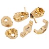Brass Steering Knuckle C Mount Gear Cover Kit RC Accessory