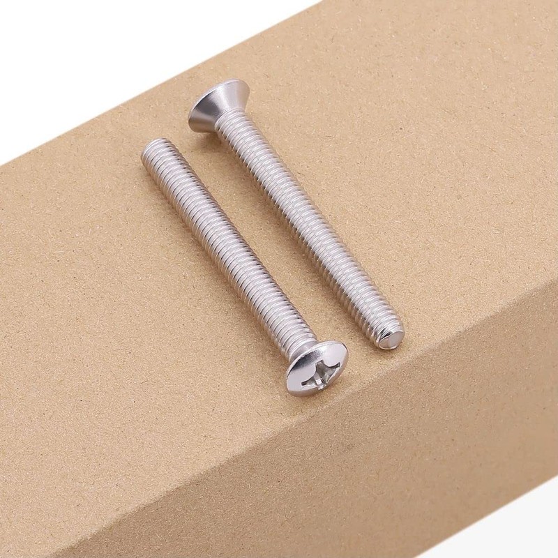 M5-0.8 x 45mm (30 pcs) Oval Head Phillps Drive Machine
