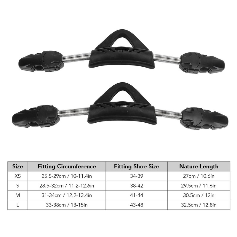 2PCS Diving Spring Fin Strap Stainless Steel Diving Fin Heel
