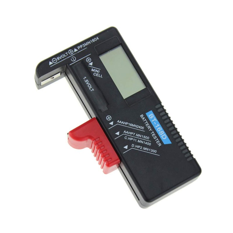 BaoFufc BT-168D Battery Tester Checker LCD Display for Easy Viewing