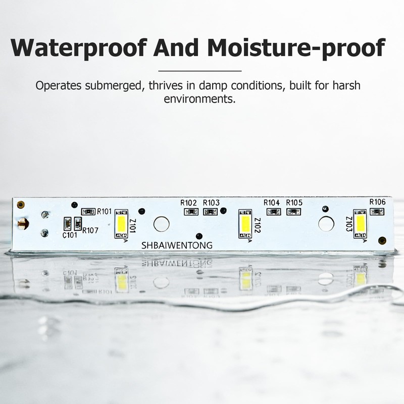 5PCS WR55X26671 LED Light Board for GE Refrigerator and Freezer,