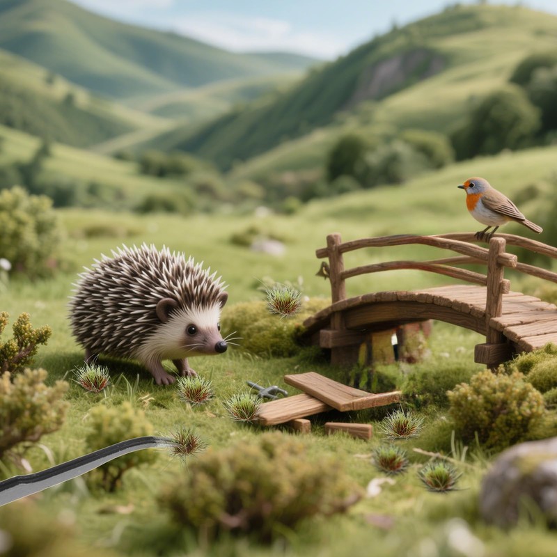 KALIONE 208 PCS Static Grass Tuft Model - 2 Style