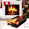 Magnetic Fireplace Draft Cover, Fireplace Blocker Blanket Stops Heat Loss,