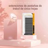 Nagaraku Extensiones De Pestañas 5d W Shape 8-15mm Mix