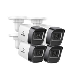 ANNKE 2mp Security Camera, 4-in-1 AHD/TVI/CVI/CVBS CCTV Bullet Wired Cam, 1080p (1920 x 1080) Analog Surveillance Video Add–On Camera for Indoor/Outdoor Use, IP67, 3.6 mm Lens, 4 Pack