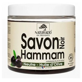 Naturado en Provence Hammam Black Soap Organic Olive Oil 600 g