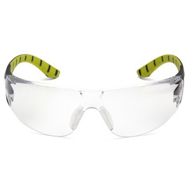 Pyramex Endeavor Plus Safety Glass Black/Lime Frame Clear Lens