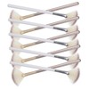Minkissy 10pcs Fan-shaped Makeup Brush Set Highlighter Blush Concealer Face
