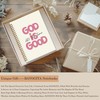 BAYOGITA Trendy Pink Christian Spiral Notebooks, God is Good Bible
