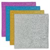 Set of 4 Stretcher Frames with Glitter Canvas for Crafts
