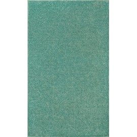 Ambiant Pet Friendly Solid Color Area Rug Teal, 2' x 3'