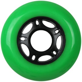 KSS Outdoor Asphalt Formula 89A Inline Skate X8 Wheels, Green, 80mm