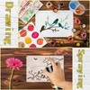 Birds Stencils for Painting on Wood Crafts Reusable Hummingbird on