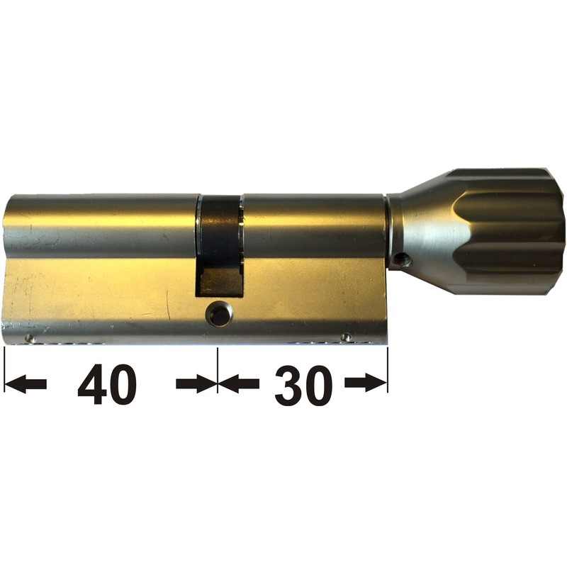 ABUS EC660 ECK660 Profile Knob Cylinder Length (a/b) 40/30 mm