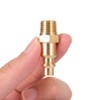 Brass 1/4-Inch NPT Male Industrial Air Hose Quick Connect Adapter,Air