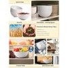 Homienly Wheat Straw Bowls with Unique Texture Design, 40 OZ