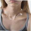 SAFIGLE Necklace Silver Women Jewelry Delicate Clavicle Chain for Fashion