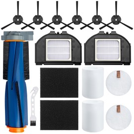 Bluevisk RV2310AE Replacement Parts for Shark RV2310AE AV2310AE RV2320S RV2300S Matrix UR2360S UR2350AE Robot Vacuum Cleaner 1 Brush Roller, 2 HEPA, 2 White Foam, 2 Black Foam, 6 Side Brushes