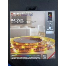 FT Set Of 2 Monster Smart Illuminessence 6.5 Ft Multicolor LED Light New