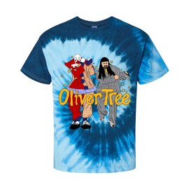 Oliver Tree Miss You Clown Tie Dye T-Shirt, Blue