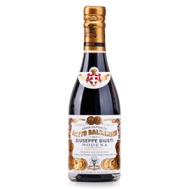 Giusti Balsamic Vinegar of Modena IGP – Full-Bodied Italian Gourmet Aceto Balsamico di Modena for Salads, Marinades, Cheese & More – 2 Gold Medals – Made in Italy – 8.45 fl oz (250 ml) - Pack of 1