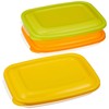 Colorful Light Pack Storage Container, Thin, 260, 3P