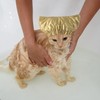 Pet Shower Cap Waterproof Reusable Bath Ear Covers with Adjustable