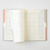 Midori Double Schedule Notebook, 2025 B6, Monthly Beige, 22318006 (Begins