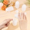 OLYCRAFT 20PCS Wide Mouth Plastic Bottles with Caps Lab Plastic