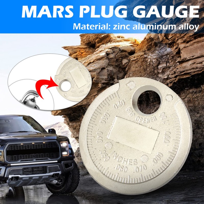 Spark Plug Gap Tool, Gapper Gauge Wire Plug Gap, Spark