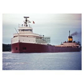 SS EDMUND FITZGERALD GREAT LAKES FREIGHTER SHIP ILL FATED SANK 5X7 COLOR PHOTO