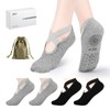 BKP Yoga Socks-Barefoot Non-slip Grip Socks For Women,Suitable For Pilates,Ballet,Plasticity,Dance,Home,Training,
