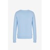Armani Exchange Women's Milano Edition Crewneck Pullover Sweatshirt, Blue River