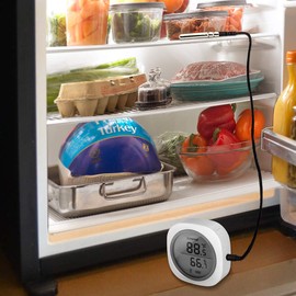 Inkbird Wireless Bluetooth Hygrometer & Thermometer - Humidity & Temperature IOS/Android Record for Greenhouse, Breeding, Fermentation, Home (IBS-TH1 Plus)