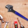 MAHIONG 2 PCS Reversible Jaw Adjustable Construction Spud Wrench Set,