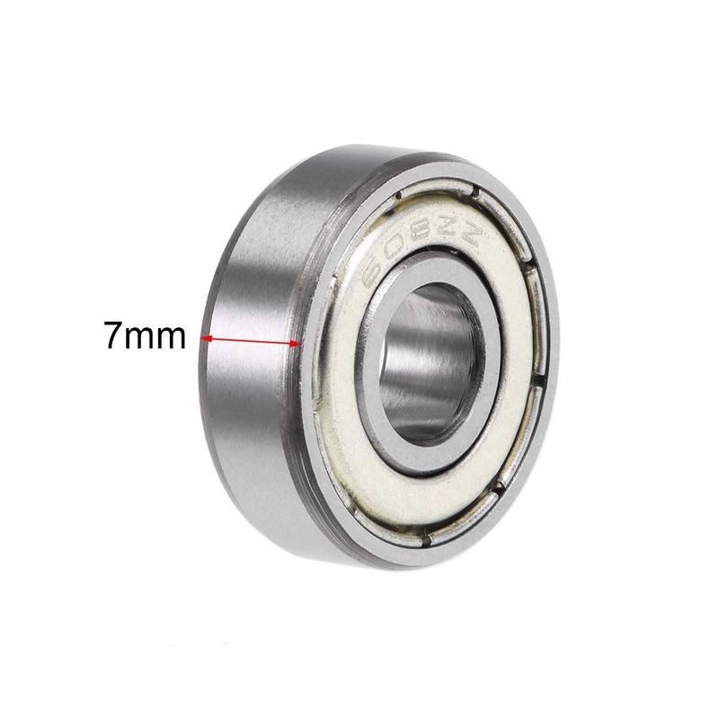 sourcing map 608ZZ Deep Groove Ball Bearings 8mm x 22mm