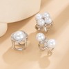 VIYPDRST Pearl Ring for Women Stacking Pearl Rings Set Adjustable