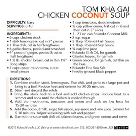 Roland Coconut Milk, Classic, 14 Ounce (Pack of 24)