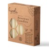 Hyoola 6" Beeswax Taper Candles 12 Pack - Handmade, All