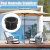 Houoto Umbrella Pole Stabilizer - Umbrella Pole Stabilizer Adapter for