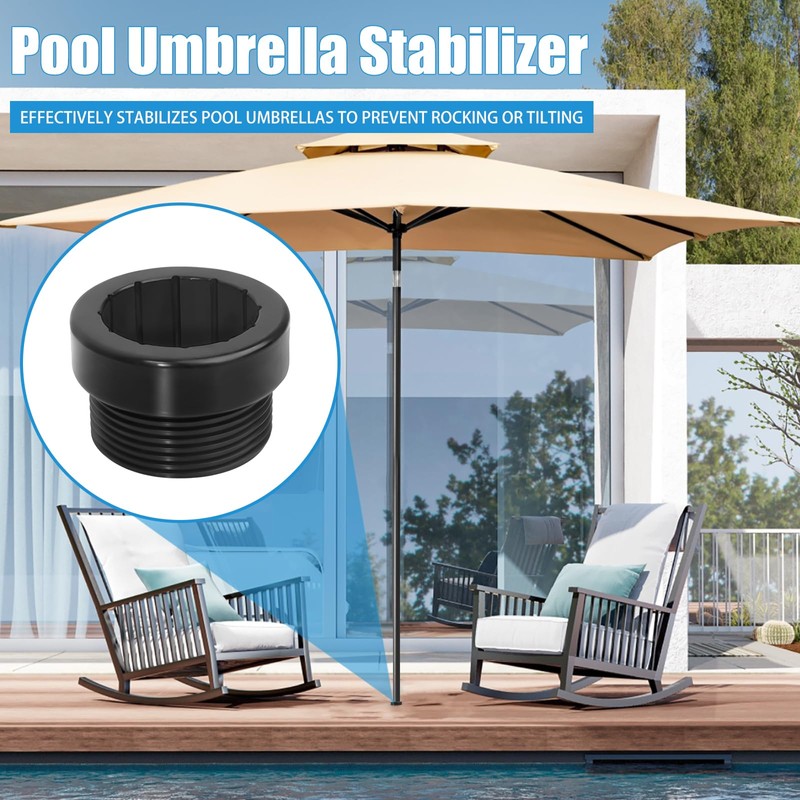 Houoto Umbrella Pole Stabilizer - Umbrella Pole Stabilizer Adapter for