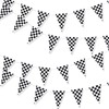 60m PE Black and White Checkered Racing Flag F1 Racing