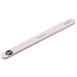 New* JND Professional Salon Grade Double Sided Emery Board Nail Files Buffer Polisher Natural Manicure Pedicure Acrylic Gel Nails (5Pack) (100/180)
