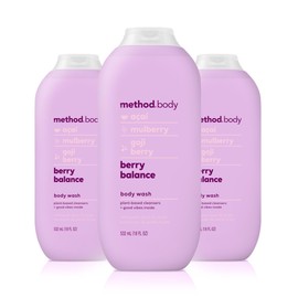 Method Body Wash, Berry Balance, 18 Ounces (Pack of 3)