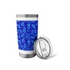 Space Exploration Icons Cosmic Pattern Design Stainless Steel Insulated Tumbler